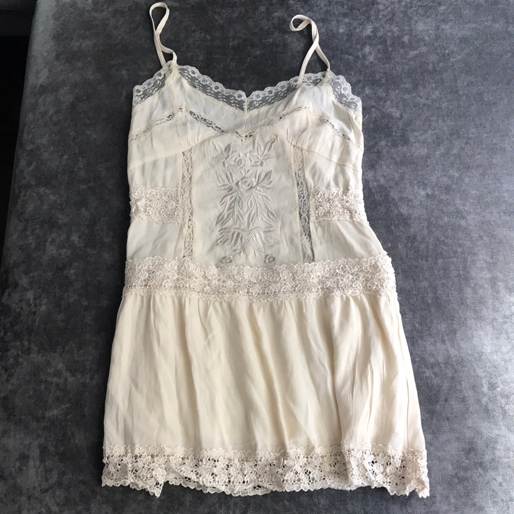 LF cream colored dress